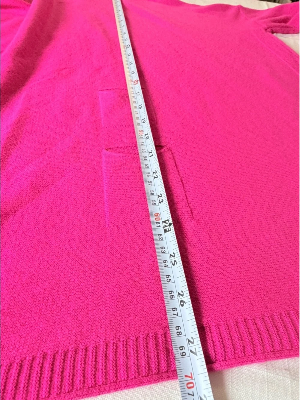 Mersea Women's Oversized Hot Pink Knit Sweater Size OS